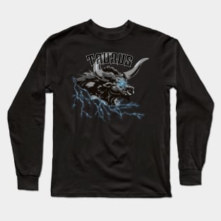 Lightning Taurus (Blue) Long Sleeve T-Shirt